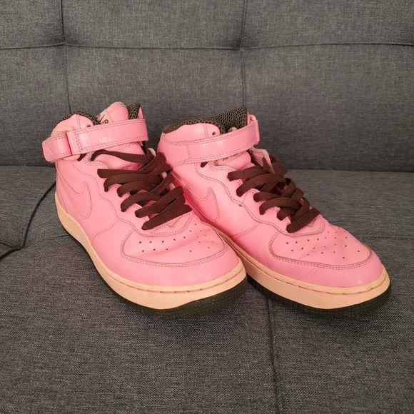 Nike Shoes - Nike Air Force 1 Mid Rose Sneakers